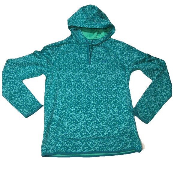 Nike Therma Fit Training Hoodie Sweatshirt Green 685461 Size Large - Picture 1 of 10